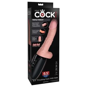 King Cock Plus Thrusting Cock With Balls Light 6.5