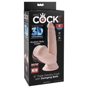 King Cock Plus Triple Density Cock With Swinging Balls Light 6