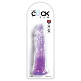 King Cock Clear Cock Purple 8
