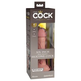 King Cock Elite Dual Density Silicone Cock Light 6