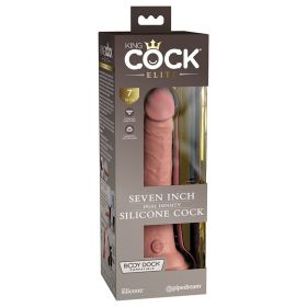King Cock Elite Dual Density Silicone Cock Light 7