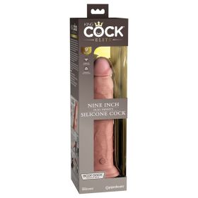 King Cock Elite Dual Density Silicone Cock Light 9