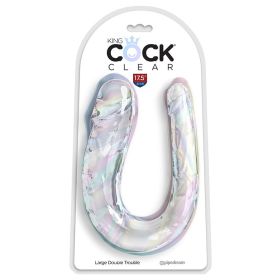 King Cock Clear Double Trouble Large