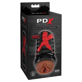 PDX Elite Air Tight Pussy Stroker Brown