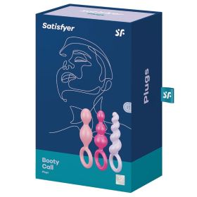 Satisfyer Booty Call Plugs Assorted Colors (Set Of 3)
