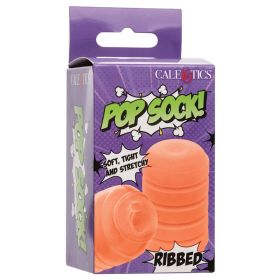 Pop Sock Ribbed Orange