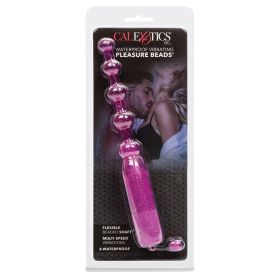 Waterproof Vibrating Pleasure Beads Purple