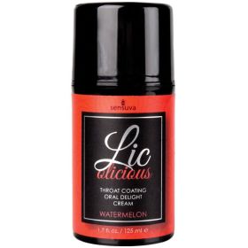 Sensuva Lic O Licious Throat Coating Oral Delight Cream Watermelon 1.7oz