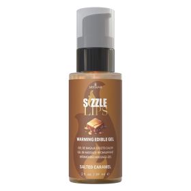 Sensuva Sizzle Lips Warming Gel Salted Caramel 2oz