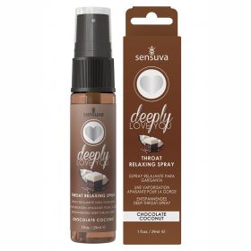 Sensuva Deeply Love You Throat Relaxing Spray Chocolate Coconut 1oz