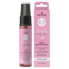 Sensuva Deeply Love You Throat Relaxing Spray Cotton Candy 1oz