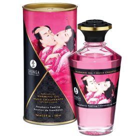 Shunga Aphrodisiac Warming Oil Raspberry Feeling 3.