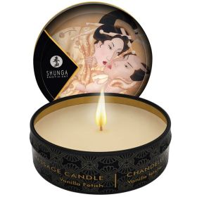 Shunga Mini Massage Candle Vanilla Fetish 1oz