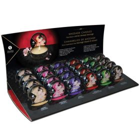 Shunga Mini Massage Candle Display of 24