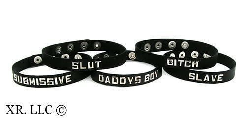 Leather ID Collars- Slut
