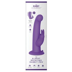 The Rabbit G Spot Rotating Rabbit Peg Purple