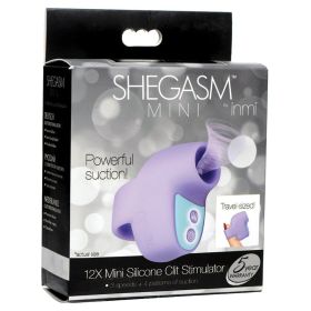 Shegasm Mini 12X Mini Silicone Clit Stimulator Purple
