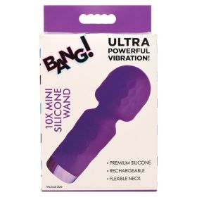 Bang 10X Mini Silicone Wand Purple
