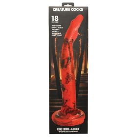 Creature Cocks King Cobra Long Silicone Dildo X Large 18