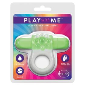 Play with Me Teaser Vibrating C Ring â‚¬â€œ (Option: Green)