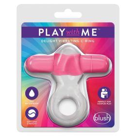 Play with Me Delight Vibrating C Ring (Option: PINK)