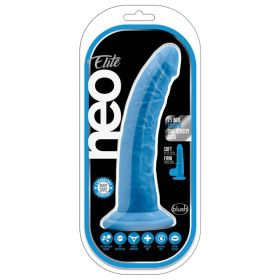 Neo Elite Silicone Dual Density Cock Neon (Option: Blue 7.5)