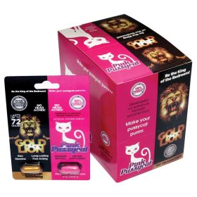 His & Hers (Option: PINK Pussycat/Gold Lion Single Pack Display of 24)
