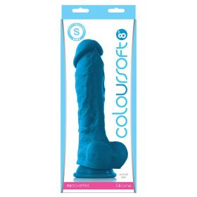 Coloursoft Dildo (Option: Blue 8)