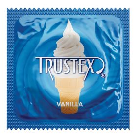 Trustex Flavo (Option: Red Condom Vanilla (Bulk))