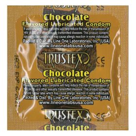 Trustex Flavo (Option: Red Condom Chocolate 1000 Piece Box)