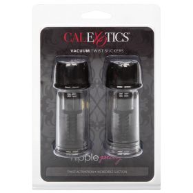 Nipple Play Vacuum Twist Suckers (Option: Black)