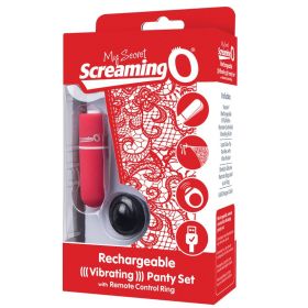 Screaming O My Secret Charged Remote Control Panty Vibe (Option: Red)