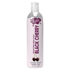 Wet Delicious Oral Play (Option: Black Cherry Waterbased FlavoRed Lubricant 4oz)