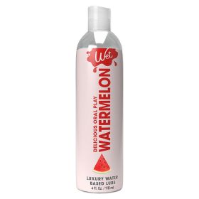 Wet Delicious Oral Play Watermelon Waterbased Flavo (Option: Red Lubricant 4oz)