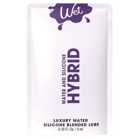 Wet Hybrid Luxury Water / Silicone Blend Based Lubricant (Option: 0.1oz)