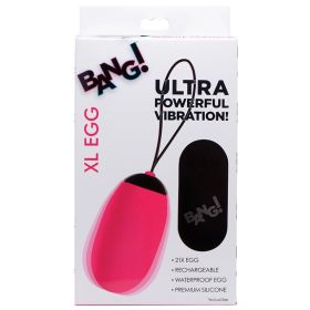 Bang! XL Vibrating Egg (Option: PINK)